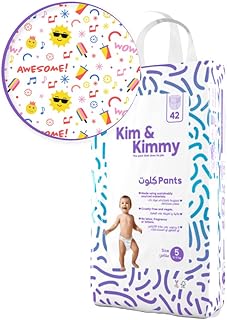 Kim & Kimmy pants 12-17 kg, 42 units, size 5, summer icons.. DIAYTAR NIGERIA combines the largest product selection with affordable prices and reliable delivery.