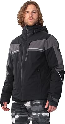 Insulated ski jacket for men, black, size m, black, m.. No stress, just speed — DIAYTAR Nigeria ships in days.