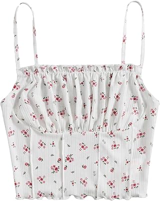 Right -free short -sleeved short and fine straps with floral print for women.. DIAYTAR NIGERIA revolutionizes online shopping with competitive prices and reliable 5-8 day delivery.
