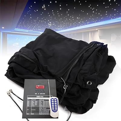 LED background canvas, foldable backdrop with 2 x 3 m LED, background in starry sky fabric, nightshadow curtain, spatial theme background, background of stage stars for wedding festival decoration, DJ.. DIAYTAR NIGERIA revolutionizes online shopping with competitive prices and reliable 5-8 day delivery.