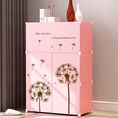 Modular label cabinet to store and organize plastic shoes, adjustable shelf with doors provided in pink.. From tech gadgets to groceries, DIAYTAR Nigeria is your all-in-one online store. And the best part? Delivery happens fast — between 5 to 8 days.