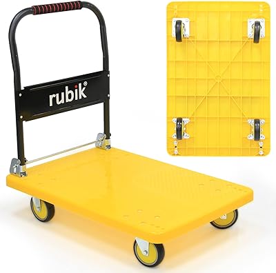 Rubik platform truck weight capacity of 600 kg swivel wheels.. DIAYTAR NIGERIA brings a world of products to your fingertips with affordable prices and quick delivery.