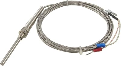 Temperature measurement sensor with thermocouple type K with 6.7 mm IIVVER thread (Faden-chosen-Temperaturmessfühler VOM type K.. Your complete e-commerce solution, DIAYTAR NIGERIA offers variety and value with nationwide shipping.