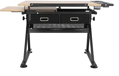 Adjustable drawing table for painting, crafts, artistic leisure for office and house, adjustable drawing office, tilting drawing table, artist office, home desk for the house and the office.. DIAYTAR NIGERIA connects you with thousands of products at competitive prices, delivered within a week.