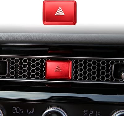 CKE For Honda Civic 2022 2023, Honda CRV HRV 2023, car dashboard accessories, ventilation warning light, button garnish for civic 11th generation - أحمر.. Discover the perfect balance of selection and value with DIAYTAR NIGERIA's nationwide e-commerce platform.