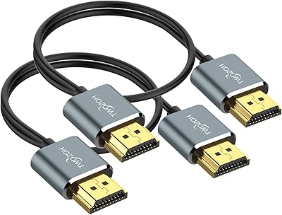 3.3 -foot flexible tozoh flexible HDMI cable, Ultra end HDMI cable with high speed 4K at 60 Hz 18 Gbit/s 2160p/1080p.. DIAYTAR NIGERIA provides endless shopping possibilities with affordable prices and prompt delivery service.