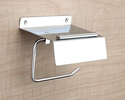 Stainless steel toilet flap with portable support in chrome finish - Bathroom accessories - 1 packet of 1.. Enjoy deals you can’t resist and delivery you can trust — DIAYTAR Nigeria.