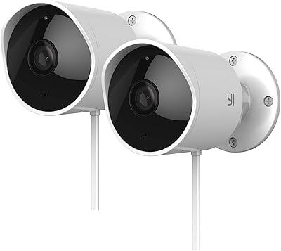 Yi Smart 1080p Outdoor Safety Camera WiFi Cloud Vision Nocturne Movement Detection Smartphone App works with Alexa 2pcs.. Shop with purpose at DIAYTAR NIGERIA, where diverse selection meets budget-friendly nationwide delivery.
