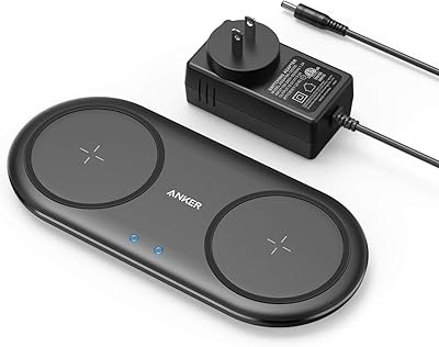 Wireless Anker Powerwave 10 Dual Pad Certified Qi 75 W for iPhone Certified Qi for iPhone.. DIAYTAR NIGERIA: Your partner in affordable online retail with reliable delivery across the nation.