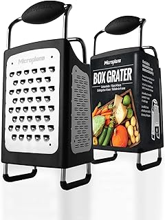 Multi-Usage grater Microplan 34006 in stainless steel, large, 10 ", black.. Shop with confidence at DIAYTAR NIGERIA, enjoying competitive prices and delivery within 8 days.