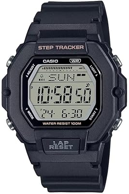 Digital Steptracker Watch for Water Resistant Men 100 m LWS2200H -1AV - Black, Black, Bracelet.. Transform your online shopping experience with DIAYTAR NIGERIA's affordable and diverse marketplace.
