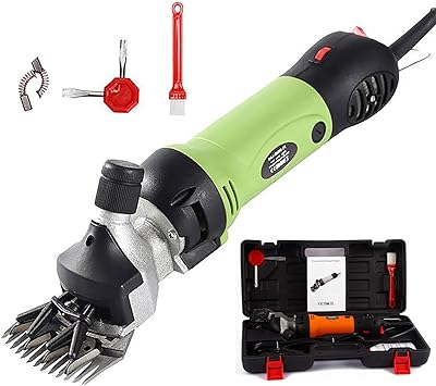 Professional sheep mower 650 W with 13 straight teeth and 6 speeds to mow sheep, goats, cows and farm animals, green.. DIAYTAR NIGERIA: Your gateway to affordable online retail with reliable delivery within the week.