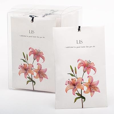 Rose Cottage Pack of 12 deodorant sachets with long -lasting lily scent for the house.. DIAYTAR NIGERIA transforms online retail with our affordable platform and dependable shipping service.