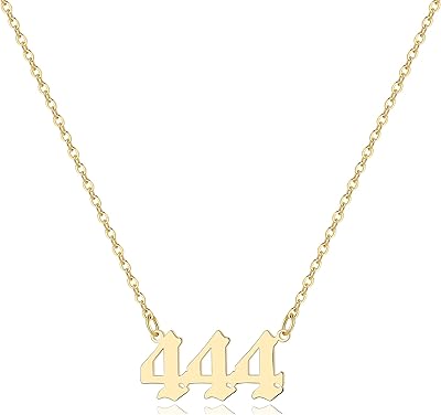 Design necklace Angels for women, 18 -carat gold plated 000 111 222 333 444 555 666 777 888 999.. DIAYTAR NIGERIA connects your desires with reality through our affordable e-commerce platform and quick delivery.