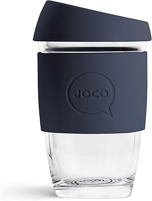 Reusable glass coffee cup Joco 170 ml (dark brown).. Shop from Nigeria's largest product selection at DIAYTAR, with budget-friendly prices and swift delivery.
