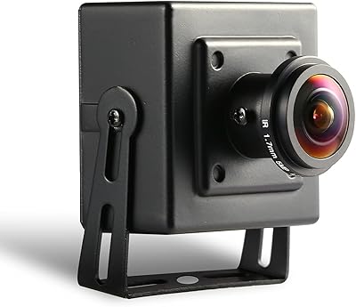 Revoteq iPoe Mini Fisheye Security Camera, HD 3MP Inner Campeosurveillance Camera, 1.7 mm lens, wide angle 170 degrees P2P H.265 (I706-3-P Black).. Shop the future with DIAYTAR NIGERIA - thousands of products, unbeatable prices, delivery within a week.