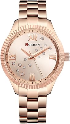 Relaxed watch for women, analog, stainless steel - 9009.. Shop the future with DIAYTAR NIGERIA - thousands of products, unbeatable prices, delivery within a week.