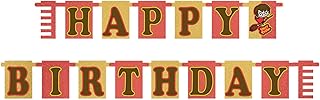 AMSCAN 9905195 - Banner de Lettre de Happy Birthday Harry Potter - 2.1 m.. DIAYTAR NIGERIA: Your trusted partner for affordable online shopping with reliable delivery timeframes.