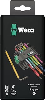 Keying set in L WERA 967/9 TX BO 1 SB for Torx® Inviolable screws, Black Laser, 9 Pieces.. Enjoy stress-free shopping with affordable prices on DIAYTAR Nigeria.