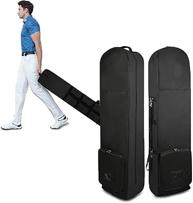 Golf travel bag - Golf club travel cover to transport golf bags and protect your equipment on board with folding wheels.. Affordable online shopping is just a click away with DIAYTAR Nigeria.