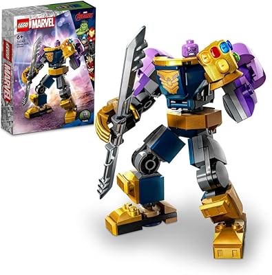 Lego Marvel 76242 Robotic armor construction kit Thanos (113 pieces).. DIAYTAR NIGERIA: Where affordability and variety meet with convenient delivery within 8 days.