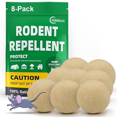 Refulsive bullets for Wemalus mice and mouse, repellent bullets for mouse and mouse for domestic use, peppermint oil to repel mouse and rats 8 balls/bags.. Discover unbeatable variety on DIAYTAR Nigeria — shop today, delivered this week.