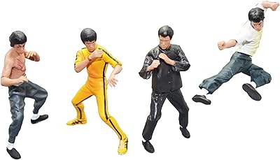 Collection of Bruce Lee 4 -piece statues Palmetto HOOSIERS Average height.. Your complete shopping solution, DIAYTAR NIGERIA offers extensive variety with budget-friendly delivery.