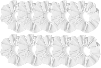 Yasalwas 10 elastic pieces with white hair for tincture by knotting, elastic for ponytail, united elastic, ponytail supports for women and girls.. Your trusted marketplace, DIAYTAR NIGERIA offers comprehensive selection with budget-friendly delivery.