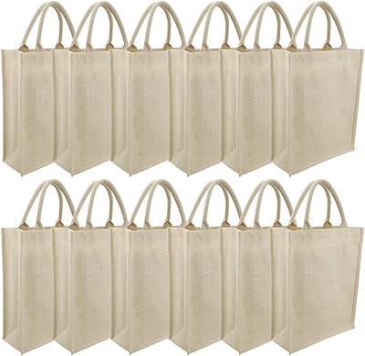 Bag of jute fabric races (12 pieces) large wholesale sale.. Your shopping aspirations fulfilled at DIAYTAR NIGERIA with competitive prices and reliable delivery.