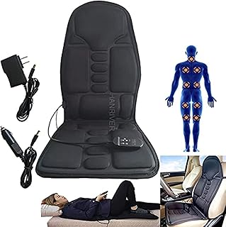 Histith vibrating back masseur with warmth, massage chair cushion, seat massage cushion with 8 vibration knots to relieve stress and fatigue for use at home and office.. DIAYTAR Nigeria offers the perfect blend of affordability and efficiency. Shop now and get your products delivered between 5 and 8 days nationwide.