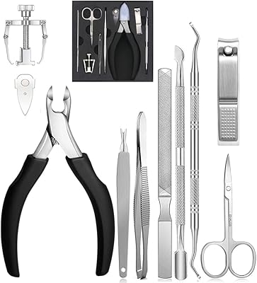 10pccs Incarnate nails Tools for stainless steel nail Tools in stainless steel, lime and nail lifles, nail cutters, coticcup cutters, cuticle pusher and manicure and pedicure for embodied and thick nails.. Discover the perfect shopping experience with DIAYTAR NIGERIA's vast selection and prompt delivery service.