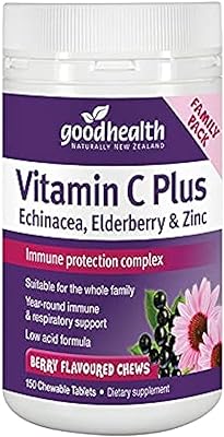 Good Health Vitamin C Croququer Coquer (echinacea, elderberry and zinc) for immune protection.. Discover why thousands choose DIAYTAR NIGERIA for affordable products delivered in less than a week.