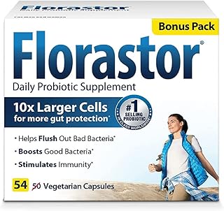 Daily Probiotic supplement Florastor for women and men, proven to support digestive health, Saccharomyces Boulardii CNCM I-745 (54 capsules), pack of 4.. DIAYTAR NIGERIA delivers value, variety, and convenience with our nationwide 5-8 day shipping.