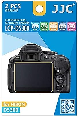 JC LCP-D5300 Ultra hard LCD screen protector for Nikon D5600 D5500 D5300 (2 games).. DIAYTAR NIGERIA: Empowering Nigerians with access to affordable products delivered within 8 days.