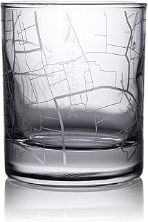 Whiskey glass with Oxford city plan, England, unique gift, 10.5 oz.. Experience hassle-free shopping with DIAYTAR NIGERIA's user-friendly platform and prompt delivery service.