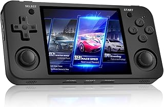 Portable game console with Linux unlocked RG351P system, 3.5 inch IPS, with 64 GB TF card and more than 2,500 classic video games, 3,500 mAh battery (black).. Your digital shopping companion, DIAYTAR NIGERIA offers exceptional value with delivery in less than 8 days.