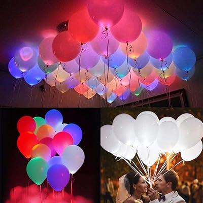 Pack of 20 LED balloons for party accessories (2.8 g heavy) for birthday parties and celebrations.. Big selection, small prices — shop now on DIAYTAR Nigeria.