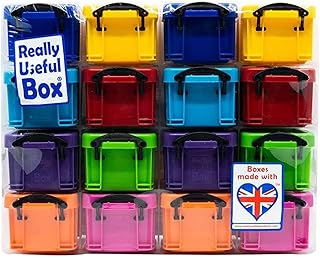 Really Useful box, set of organizers of 16 -room drawers, capacity of 0.14 liter, multicolored.. DIAYTAR NIGERIA: Where affordability meets variety, with thousands of products delivered in less than 8 days.