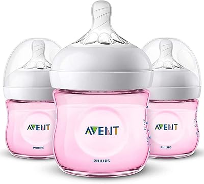 Breastfeeding bottles Philips Avent, package of 3,118 ml (pink).. DIAYTAR NIGERIA delivers more than products - we deliver affordable solutions within days.