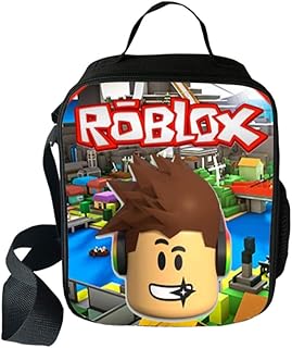 Bonamana lunch bag Roblox Design, Lunch bag with strap with 3D digital printing, isolated and waterproof digital motif (Roblox-A).. DIAYTAR NIGERIA: Bringing affordable shopping solutions with a diverse product catalog delivered nationwide.