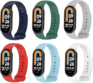 6 pieces - silicone bracelets for mi band 8 and xiaomi mi band 8.. Elevate your shopping experience with DIAYTAR NIGERIA's vast catalog and budget-friendly options.