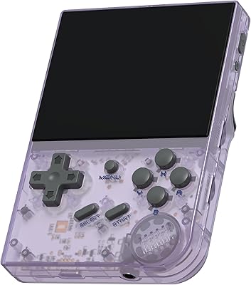 Retro portable game console Anbernick RG35XX - TF 64 GB card with 5474 Integrated arcade games - 3.5 IPS OCA portable emulator - Linux system - HDMI TV output and video games (RG35XX - Violet).. Your trusted marketplace, DIAYTAR NIGERIA offers extensive variety with delivery within 8 days.