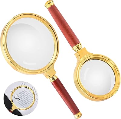 Glass reading magnifying glass 10 -room 10x 6x, portable magnifying glass with scratches, solid for reading books, newspapers, insect observation, leisure, sciences in class.. Your ideal shopping partner, DIAYTAR NIGERIA offers extensive variety with reliable nationwide shipping.