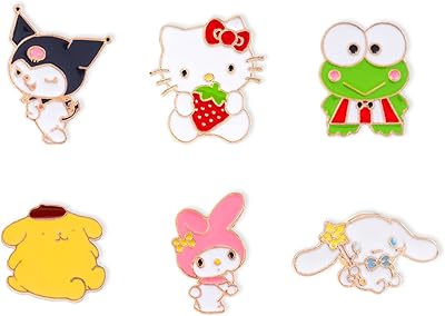 6 pins anime kitty enamel for clothing, backpack, decoration, gift.. DIAYTAR NIGERIA makes every purchase count with our affordable prices and reliable 5-8 day shipping.