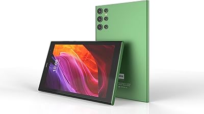 Intelligent tablet SE IDEA CM822 for children with 8 -inch screen - Android tablet Simple Wi -Fi 5G LTE, supports Zoom and Microsoft (green).. Shop with purpose and save with DIAYTAR NIGERIA's extensive platform and nationwide delivery service.