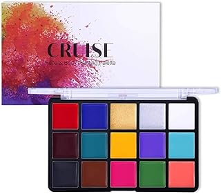Painting set for Xiphor's face for children, containing 15 long -lasting colors, waterproof, without stimulating oils for Halloween, Christmas, Carnavals and Parties.. DIAYTAR NIGERIA delivers on our promise of variety, affordability, and prompt nationwide shipping.