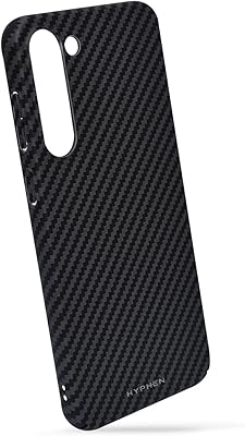 Haven protective shell in compatible compatible carbon fiber compatible with the Samsung S23 Mobile Plus Sino | Elegant protective shell with very practical design with a matte - black finish.. Discover the perfect balance of selection and value with DIAYTAR NIGERIA's nationwide e-commerce platform.