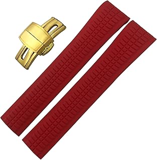 High quality rubber watch bracelet 21 mm for patek aquanaut philippe pp 5164a 5167a waterproof silicone bracelet (color: red gold, size: 21 mm).. Discover the perfect shopping experience with DIAYTAR NIGERIA's vast selection and prompt delivery service.