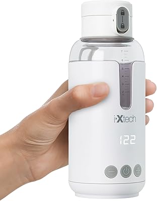 EXTEC portable water heater for infants preparations, 236 ml, electric heating with adjustable temperature control, waterproof, rechargeable and wireless nozzle.. DIAYTAR NIGERIA: Your gateway to affordable shopping with thousands of products delivered nationwide.