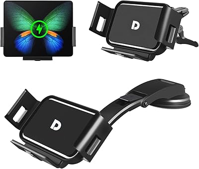 Quick-loading wireless car charger Qi 15 W, ventilation grid and dashboard support compatible with Galaxy Z Fold 3 Z Fold 2, Samsung S21, Note 20, iPhone 13 Pro Max and 12 Pro 4.3-6.9 inch.. DIAYTAR NIGERIA: Where convenience meets affordability with delivery across Nigeria in under 8 days.